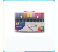 TEMU 60 Piezas Set de Pinceles Punta, Ideal para Libros de Colorear para Adultos. para Pintar Tarjetas de Navidad, Caligrafía, Diarios y Dibujos. Ideal para Uso Profesional en