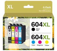 TEMU 604XL Multipack de Repuesto para Cartuchos Epson 604 para XP-2205 XP-2200 XP-3200 XP-3205 XP-4200 XP-4205 WF-2910 WF-2930 WF-2935 WF-2950