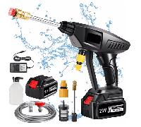TEMU 60BAR Limpadora de Presión Inalámbrica con Pistola de Rociado 30000mAh para Jardín, Máquina de Limpieza de Agua para Batería Makita 21V
