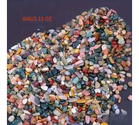 TEMU 60G de Cristales de Vibrantes - Piedras Pulidas , Adecuadas para Terrarios, Acuarios, Macetas, Etc. | e Ilustración Ideal para y Reptiles | Decoración de Piedra Colorida | Superficie