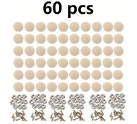 TEMU 60pcs Remaches de Reparación de Techo de Coche Botón de Reparación de Toldo Auto Remaches de Presión para Techo de Coche Fijación de Franela, Ajuste para