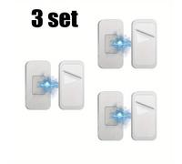 TEMU 6pcs/3Set Cerraduras Magnéticas para Armarios, Topes de Puerta Autoadhesivos, Imanes Ocultos Invisibles para Muebles de Armario, Cajón y Cocina