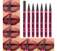 TEMU 6pcs Delineador de Labios Mate, No , Color Fijo, Maquillaje de Larga Duración, Colores Vibrantes