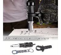 TEMU 7 Adaptadores Profesionales para Remachadora, Equipados con Remaches de 2.4/3.2/4/4.8Mm, con Eje Hexagonal, Diseñados para Remachar en Muebles, Piezas Automotrices y Láminas Metálicas