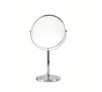 TEMU 7 "Espejo de maquillaje de cara con aumento de 3X, reflejo y fácil de transportar. Espejo de tocador de escritorio con soporte, regalo para ella / él