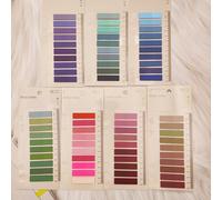 TEMU 7 hojas adhesivas estilo Moleskine en colores pastel, bloc de notas portátil para y oficina. Ideal para organizar , recordatorios y apuntes en casa o el trabajo