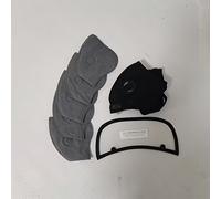 TEMU 7 piezas (1 Mascarilla + 5 Filtros + 1 Pantalla) Mascarillas Exteriores Desmontables, Filtros Reemplazables, Antipolvo, Reutilizables, Unisex