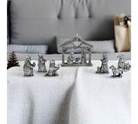 TEMU 7 Piezas de de a - Estatuilla de Resina con Pastores y | Exhibición de Mesa Navideña y de Regalo Incluida | Coleccionable para Representación del