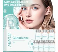 TEMU 7 Piezas Set de Ampollas de Glutatión, Enriquecidas con Glutatión, Niacinamida, Colágeno y Ácido Hialurónico. Fórmula sin Alcohol, de Fácil Absorción, Adecuada para Todo Tipo de Piel