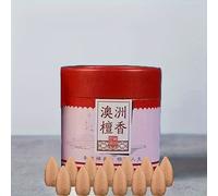 TEMU 70pcs Conos de Incienso de Reflujo Natural en Lata Decorativa - de Madera y para el Hogar, , Sala de Té o Estudio de Yoga, Relajante para Fiestas | Paquete de Variedad de Aromas | Latas Pastel