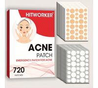 TEMU 720 Parches de Hidrocoloide - Sin y Sin Alcohol, Hipoalergénicos, Diseño de Contra Manchas los de Piel , Uso y Nocturno, Ideal para, y Limpieza de Poros, Tiras Limpiadoras de Poros, Parches