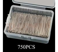 TEMU 750/500 agujas de de punta gruesa, ideales para costura, manualidades y suministros de oficina. Agujas DIY con de plástico