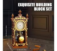 TEMU 751 Piezas Set de Bloques de Construcción de Reloj de Engranajes Función de Cronometraje Real, Decoración Creativa para Escritorio, de , Regalo Educativo STEM