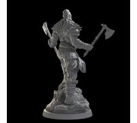 TEMU 75Mm / Bárbara . Sin Pintar, Impreso en 3D de Precisión para Elaboración y Desarrollo de > y Colección de Modelos Adecuado para Juegos y Figuras.