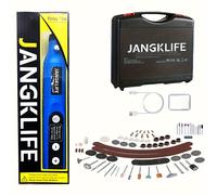 TEMU 76 piezas de accesorios para herramientas rotativas, herramienta rotativa multiusos de 5 velocidades para proyectos de bricolaje y manualidades.