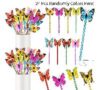 TEMU 8/16/24 Piezas Bolígrafos de al , Bolígrafos de Bolígrafo , Accesorios de Oficina, Favores de , Bolígrafo Floral para Hogar, Aula, , Maestro, Estudiante ()