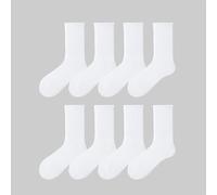 TEMU 8 de Calcetines Altos para Hombres -Olor - Control de Olor de Resistencia, y Blancas de Negocios la Pantorrilla, Calcetines Profesionales para Oficina, Reuniones, Uso Todo (Solo a )