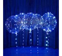 TEMU 8 Juegos de Globos Bobo con Luces LED, Transparentes Iluminadas para , , Navidad, Decoración de Fiestas, Regalo , Accesorios para Fiestas, Decoraciones para , Suministros para