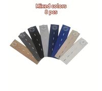 TEMU 8 Piezas de Extensores de Cinturón Elásticos Ajustables, - Expansores de Cintura Duraderos, Elásticos y Sin Costuras para Pantalones con Diseño de Botón de Ajuste Fácil