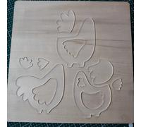 TEMU 8 piezas de plantillas de colcha de y - Estampillas transparentes y coloridas para colchas de patchwork, cojines y manualidades, ideales para entusiastas de la colcha.