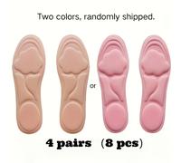 TEMU 8 plantillas 6D Cloud-Feel | Unisex, diseño ergonómico y , transpirable para tacones altos/zapatillas casuales, cómoda absorción de impactos y soporte, material de espuma viscoelástica