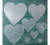 TEMU 8 Plantillas de Acrílico para Patchwork - de en Cuadrícula, Ideales para Proyectos de Costura y Manualidades | Materiales Duraderos Hechos a , Accesorios para Quilting