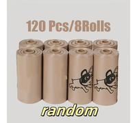TEMU 8 rollos de bolsas de desechos de mascotas con , esparcen, adecuadas para al . desde el fabricante, fuertes y duraderas, fácil de el problema de la mierda.