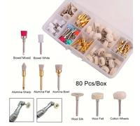 TEMU 80 piezas/ Cepillo de de Velocidad con Mango Rueda de Lijado Rueda de Pulir Cepillo de Tela Cepillo de Fieltro Pequeño