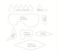 TEMU 8pcs Plantillas Adorables de Dinosaurios para Hacer Acolchados, Plantillas Acrílicas DIY para Costura, Accesorios Decorativos Hechos a , Regalos de y