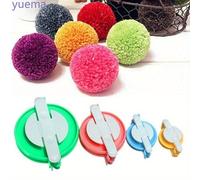 TEMU 8piezas DIY PomPom Maker Kit, 4 Tamaños Fluff Ball , Knitting Supplies, Colores Aleatorios, Necesita Electricidad o Batería