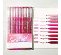 TEMU 9/6pcs Set de bolígrafos de gran capacidad, 1.0mm de grosor, fluorescentes, , sin plumón, para pintura, coloreado, escritura, toma de notas, útiles escolares