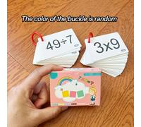 TEMU 90 Tarjetas de Multiplicación y División, Herramienta para Práctica Mental de Fórmulas y Aprendizaje