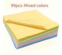 TEMU 99 paños de microfibra de calidad para limpiar gafas - Perfectos para limpiar lentes, teléfonos y pantallas