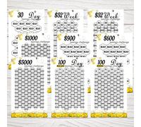 TEMU 9pcs de de de Dinero con Carpetas A6, Tarjetas de Seguimiento de de , Planificador de Presupuesto