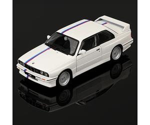 TEMU a 1:24 autorizado de Burago del BMW M3 de 1988, un coche deportivo de metal fundido a presión, para coleccionistas y como regalo