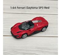 TEMU a autorizado de Bburago del Ferrari Daytona SP3, un mini coche de aleación, como regalo para niños o para coleccionistas