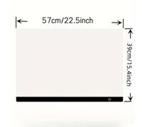 TEMU A2 Panel de Luz LED para Pintura de Diamantes, Kit de Tablero de Luz con USB, Ajustable con Soporte y Pinzas