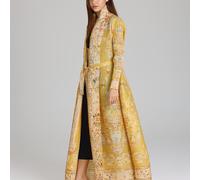 TEMU Abaya Ramadán 2025 Lujosa Noche Formal Estampada Bata para Mujer Casual Elegante Dubai Eid Abaya Plisada Abrigo Larga Vestidos de Vestidos de Femeninos Moda Abrigos Trench