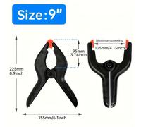 TEMU Abrazaderas de NEWKS, sujetadores de plástico, clips de , abrazaderas grandes y pesadas, clips de para manualidades, soporte de , carpintería, de fotografía
