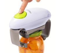 TEMU Abrebotellas Eléctrico 2025 con Mayor Par, Abridor de Latas de Un para Cocina con Apagado Automático para Todas las Tamaños de Tapas