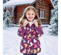 TEMU Abrigo Resistente al Frío para Niñas de Otoño e Invierno, Tu Piel Frío | Tapeta de Capa (Cremallera + Botón ): que Frío Entre