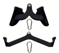 TEMU Accesorios de barra LAT, accesorio de máquina de cable para barra LAT, barra T, barra V, barra de bajada de LAT, barra de tríceps para entrenamiento de para gimnasio en casa (estilo 01)