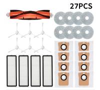 TEMU Accesorios para aspiradora robot Xiaomi X20+/X20 Plus: cepillo de rodillo, cepillo lateral, filtro, almohadillas para fregar, bolsas para el polvo, piezas de repuesto.