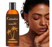 TEMU aceite bronceador sin sol en color marrón profundo, , color antiguo, hidratante y nutritivo , adecuado para hombres como para mujeres, 5.17oz., Bronceador y Sin Sol