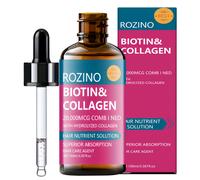 TEMU Aceite Capilar de Biotina y Colágeno de 100 ml, en Biotina y Colágeno, que el Cabello sea Más y . Un Peinado Lo . Con Ingredientes Naturales, Mechón con , Permitiendo que tu Cabello Radique un