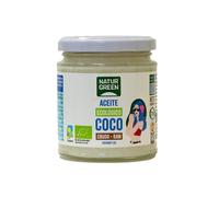 TEMU Aceite de Coco Bio 200g - Virgen Extra - Ideal para Cocinar - Hidrata Piel y Cabello - Ingredientes Naturales - Apto para Veganos - NaturGreen