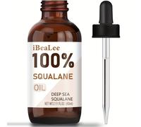 TEMU Aceite de Escualano 100% - Aceite Facial Natural de Plantas - Prensado en Frío y Sin , Grado Premium, Aceite Hidratante Multiusos - Sin - 2.11 Fl Oz