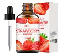 TEMU Aceite de Fresa Hllozzi - 100% Natural, Sin Alcohol, Hidratante y Nutritivo para Todo Tipo de Piel Beige, Ideal para Velas, Masajes y Cuidado de Piel Beige, , No , , de Fresa | Diseño de Gotero