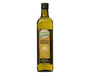 TEMU Aceite de Girasol 750ml - Aceite Virgen - Primera Presión en Frío - Biocop