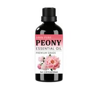 TEMU Aceite de Peonía - PREMIUM, de PLANTA, Hipoalergénico - Hidratante, Floral - Adecuado para Yoga, Meditación y Baño - Aceite para Cuidado de la Piel, Limpieza y Masaje